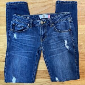 Cabi Slim Boyfriend Jeans Distressed | Medium Wash | Women’s Size 00